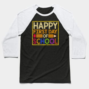 Happy First Day Of School - 1st Grade Gift Baseball T-Shirt
